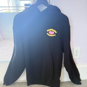 Madhappy Black Hoodie with Yellow and Pink Logo